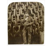Media Storehouse Isambard Kingdom Brunel with Chains Print, 1858 - Print 10"x8" (25x20cm) (14273380)