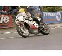 Media Storehouse Joey Dunlop Leaves Quarter Bridge: 1979 Classic TT Print - Print 10"x8" (25x20cm) (5261338)