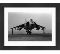 Media Storehouse Modern Frame 22"x18" (58x48cm) - Fleet Air Arm Sea Harrier Print October 1985 (21493856)