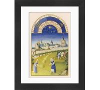 Media Storehouse Modern Frame 22"x18" (58x48cm) - Les Tres Riches Heures du Duc de Berry Print - June (20143755)