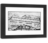 Media Storehouse Modern Frame 22"x18" (58x48cm) - The Battle of Naseby Print, English Civil War 1645 (11795590)