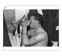 Media Storehouse Nat Lofthouse drinks from the FA Cup 1958 Winners Print - Print 10"x8" (25x20cm) (5145614)