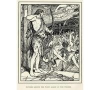 Media Storehouse Odysseus Attacks Suitors Print, Homer's Iliad Illustration - Print 10"x8" (25x20cm) (583260)
