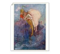 Media Storehouse Peter Pan and Wendy Print: Flying Over the City - Print 10"x8" (25x20cm) (579438)