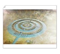 Media Storehouse Plato's Map of Atlantis Print - Print 10"x8" (25x20cm) (9218665)