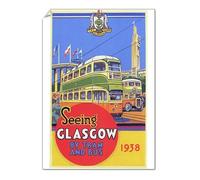 Media Storehouse Poster Print A2 (59.4 x 42cm) - 1938 Print of Guidebook - Seeing Glasgow by Tram and Bus (7229869)