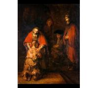 Media Storehouse Poster Print A2 (59.4 x 42cm) - The Return of the Prodigal Son Print by Rembrandt 1668 (40114011)