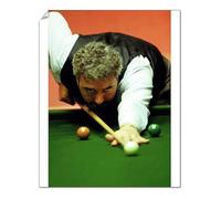 Media Storehouse Print 10"x8" (25x20cm) - John Virgo in Action - 1990 World Snooker Championship Print (5514305)