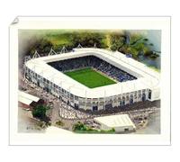 Media Storehouse Print 10"x8" (25x20cm) - King Power Stadium Watercolour Print - Leicester City F.C (8651927)