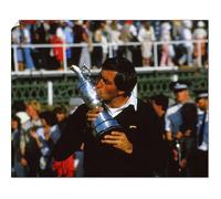 Media Storehouse Print 10"x8" (25x20cm) - Seve Ballesteros Kisses the Claret Jug Print 1984 (3671912)