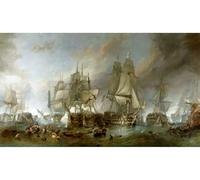 Media Storehouse Print 10"x8" (25x20cm) - The Battle of Trafalgar by William Clarkson Stanfield (1805) (23661106)