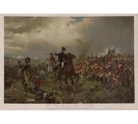 Media Storehouse Print 10"x8" (25x20cm) - Wellington Addressing Troops at Waterloo 1903 (23608346)