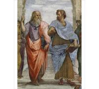 Media Storehouse Raphael's School of Athens Print: Aristotle and Plato Detail - Print 10"x8" (25x20cm) (22787322)