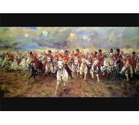 Media Storehouse Scotland Forever! The Charge of the Scots Greys Print - Poster Print A2 (59.4 x 42cm) (20958401)