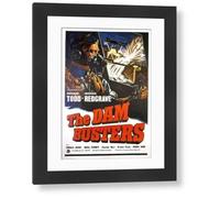Media Storehouse STUDIOCANAL Framed Print of The Dam Busters UK Original One Sheet Poster - Modern Frame 22"x18" (58x48cm) (8016915)