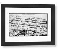 Media Storehouse The Battle of Naseby Framed Print, English Civil War 1645 - Modern Frame 22"x18" (58x48cm) (11795590)