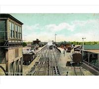 Media Storehouse The Railway Station & Signal Box, Paddock Wood Print, 1908 - Print 10"x8" (25x20cm) (14198984)