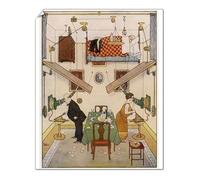Media Storehouse W. Heath Robinson's An Ideal Home No. V: The Spare Room Print - Print 10"x8" (25x20cm) (4404141)