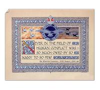 Media Storehouse Wartime Print: Never in the Field of Human Conflict - Print 10"x8" (25x20cm) (7177181)