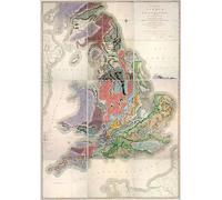 Media Storehouse William Smith Geological Map Print 1815 - Poster Print A2 (59.4 x 42cm) (8603821)