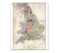 Media Storehouse William Smith Geological Map Print 1815 - Print 10"x8" (25x20cm) (8603821)