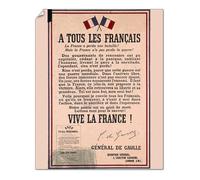 Media Storehouse WW2 French Poster Print: France Has Not Lost the War - Print 10"x8" (25x20cm) (7199253)