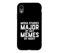Media Studies Major By Day Memes Night Journalism Literacy Case for iPhone XR