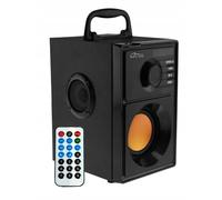 Media-Tech Boombox Stereo BT 15 W Black Rectangle - Portable Speakers (Stereo, Wired & Wireless, Battery, USB, 80 - 20000 Hz, Bluetooth, Universal)