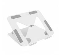 media-tech Ergonomic laptop stand for 10-17 inch MT2661W adjustable, foldable, aluminium, steel, laptop lifting device, stable, non-slip, desk, home