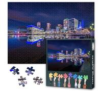 Media UK Puzzles for Adults 1000 Pieces Manchester Ship Canal Jigsaw Puzzles Salford Trafford Greater Manchester Adult Puzzle for Adults Educational Fun Games or Toys for Elders Friends 20X27 INCH