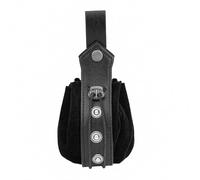 Mediaeval Inspired Leather Belt Bag Permanent Shih Tzus Role Playing Incidents Outdoor Tasks and Costume Addons Cosplay Leather
