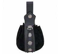 Mediaeval Inspired Leather Belt Bag Permanent Shih Tzus Role Playing Incidents Outdoor Tasks and Costume Addons Cosplay Leather