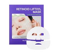 Medianswer Retinoid Liftxyl Mask - Korean Hydrogel Face Sheet Masks with HPR 4th Gen Retinol, Bakuchiol, Peptides, PLA for Anti-Ageing, Lifting, Firming, Pores Elasticity Sagging Skin, 4 Sheets