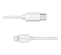 MediaRange Apple Lightning to USB Type-C Charge + Sync Cable 1m White