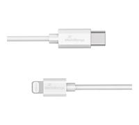 MediaRange Apple Lightning to USB Type-C Charge + Sync Cable 1m White