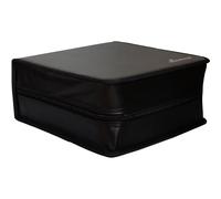 MEDIARANGE BOX95 CD / DVD WALLET Case Holds 400 Black PU LEATHER