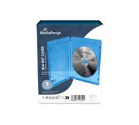 MediaRange BD-Hullen/BOX38 H171xB134xT11mm Inh. 5 NEW