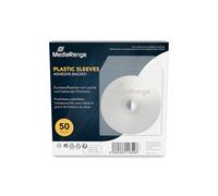 MediaRange BOX164 CD Plastik bags (50) clear with flap + adhesive back