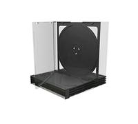 MEDIARANGE BOX23 CD/DVD Jewel Case 2 Disc Slots Set of 100