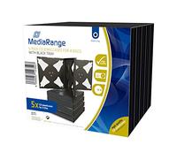 MediaRange BOX34 - 4 Mobile Optical Disk - Covers for Optical Disks (Black, Plastic)
