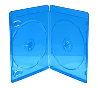 MediaRange box39 - 2-50 Mobile Jewel 2dischi Blue, Transparent Mobile CD/DVD