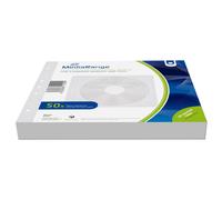 MEDIARANGE Non-woven for 2 Discs White Pack of 50 (US IMPORT)