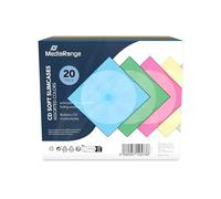 MediaRange CD empty box BOX37 Retail Soft Slim Thick (Pack of 20 5.2 mm Multicoloured