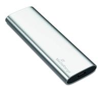 MediaRange External SSD USB-C 3.2 Gen 2 960GB, Aluminium Silver