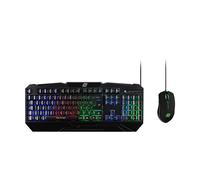 MediaRange Gaming Keyboard and 6 Button Optical Mouse Set QWERTY (UK) Black MRGS