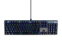 MediaRange Gaming Series Wired Mechanical Gaming Keyboard with 104 Keys and 14 Colour Modes QWERTY (UK) Black/Silver