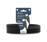 MediaRange HDMI High Speed Connection Cable with Ethernet, Gold-Plated Contacts, 18 Gbit/s Data Transfer Rate, 5.0 m, Black