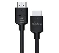 MediaRange HDMI Ultra High Speed Ethernet Cable (Ver. 2.1), 48 Gbps, 2.0m, Black
