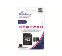 MediaRange micro SDHC Speicherkarte mit SD Adapter 4GB - Geschwindi (MediaRange)