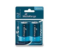 MediaRange Premium Alkaline Batteries, Mono D|LR20|1.5V, Pack of 2